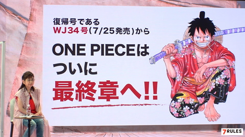 ONE PIECE」のアフレコ現場に密着！ 「セブンルール」にて声優・田中
