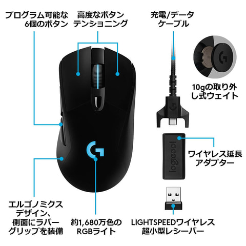 ロジクールの無線ゲーミングマウス「G703h」が楽天スーパーDEALに登場