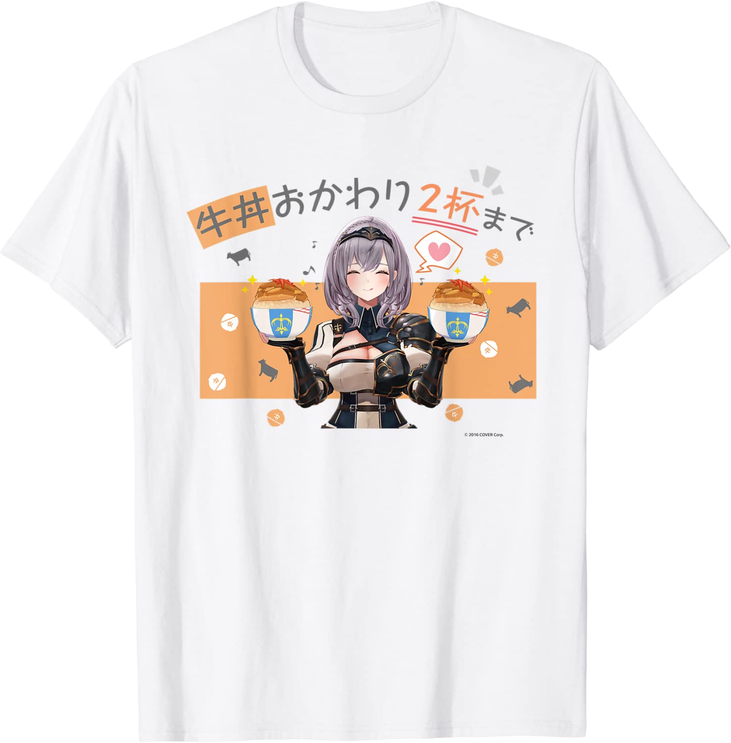 【白銀ノエル】ホロぐら名場面 Tシャツ