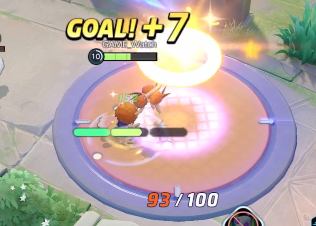 得点を3回にわけてゴールすることが可能。ゴール中に危険を感じたら途中で止めて離脱しよう