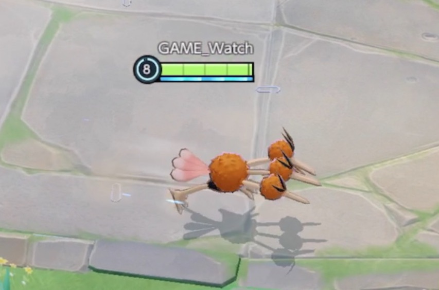 HPゲージ下のダッシュゲージが満タンになるとものすごい速さでダッシュする。一生懸命走る姿がとてもキュート