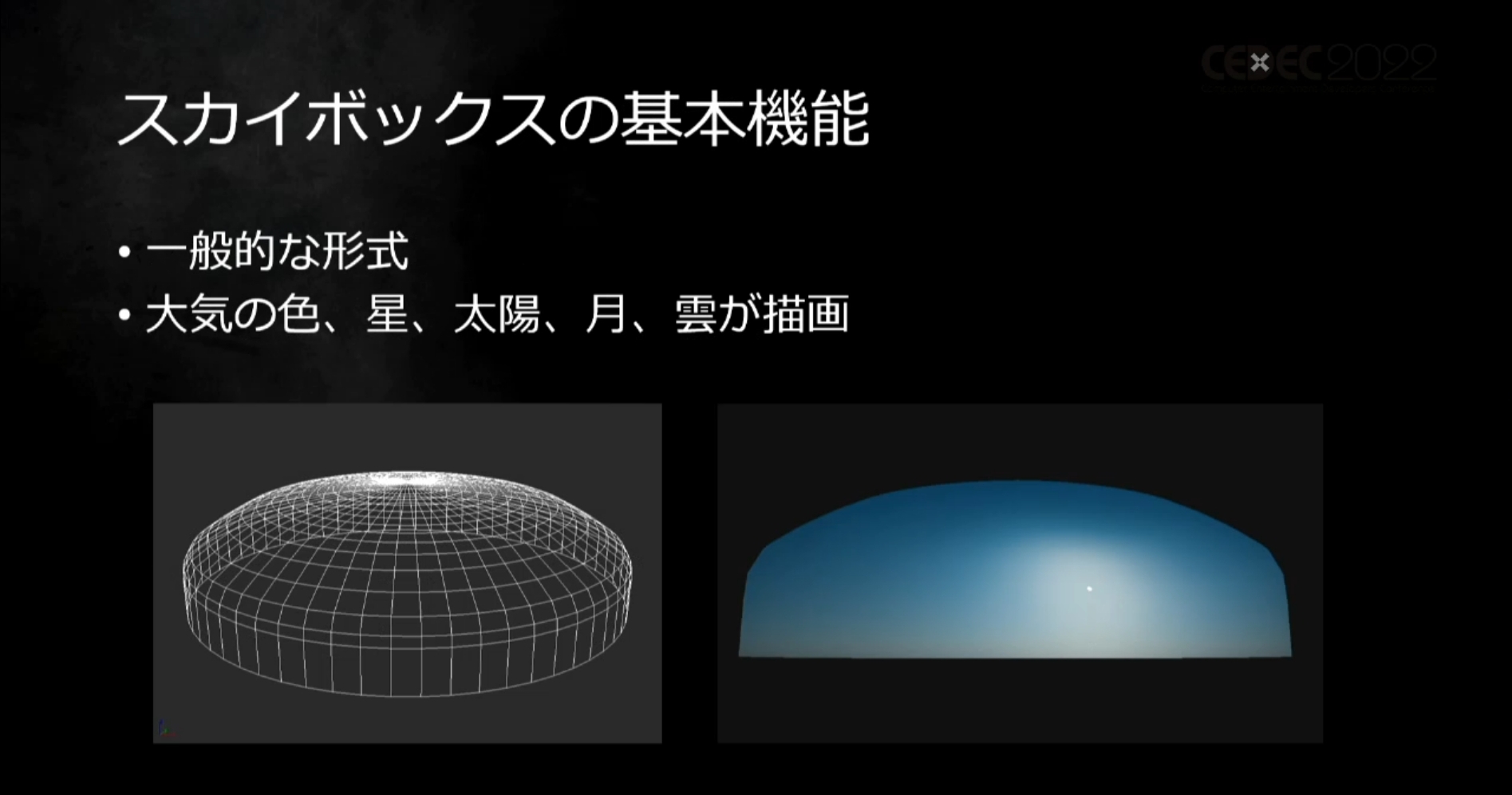 スカイボックスの基本機能