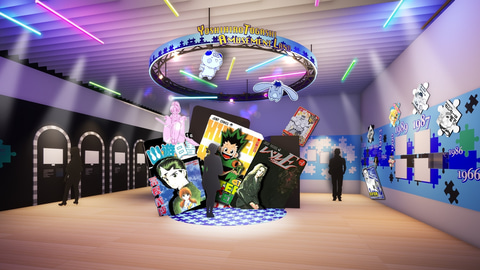 水見式のグラスと念能力で展示エリアを彩る！ 「冨樫義博展 -PUZZLE