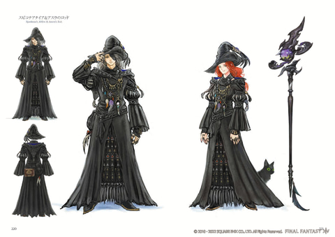 FF14 暁月のフィナーレ韓国カフェポスカ2種7枚 キャラクターグッズ