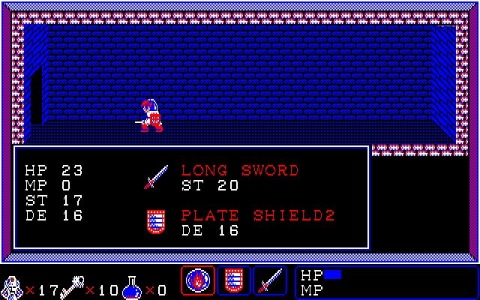 PC-8801 バビロン バビロン for PC-8801（BABYLON / 80's Japanese old pc game