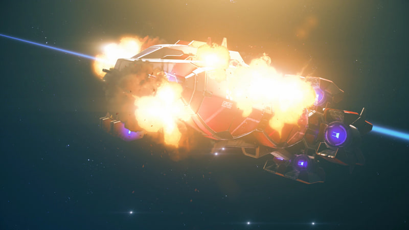 銀河連邦の戦闘専用艦に、ただの輸送艦が敵う術もなく、イーダスは破壊される