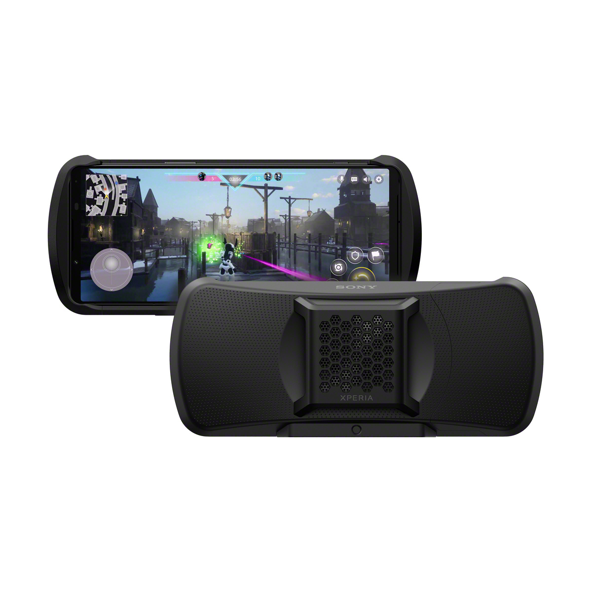 付属のゲーミングギアを装着した様子