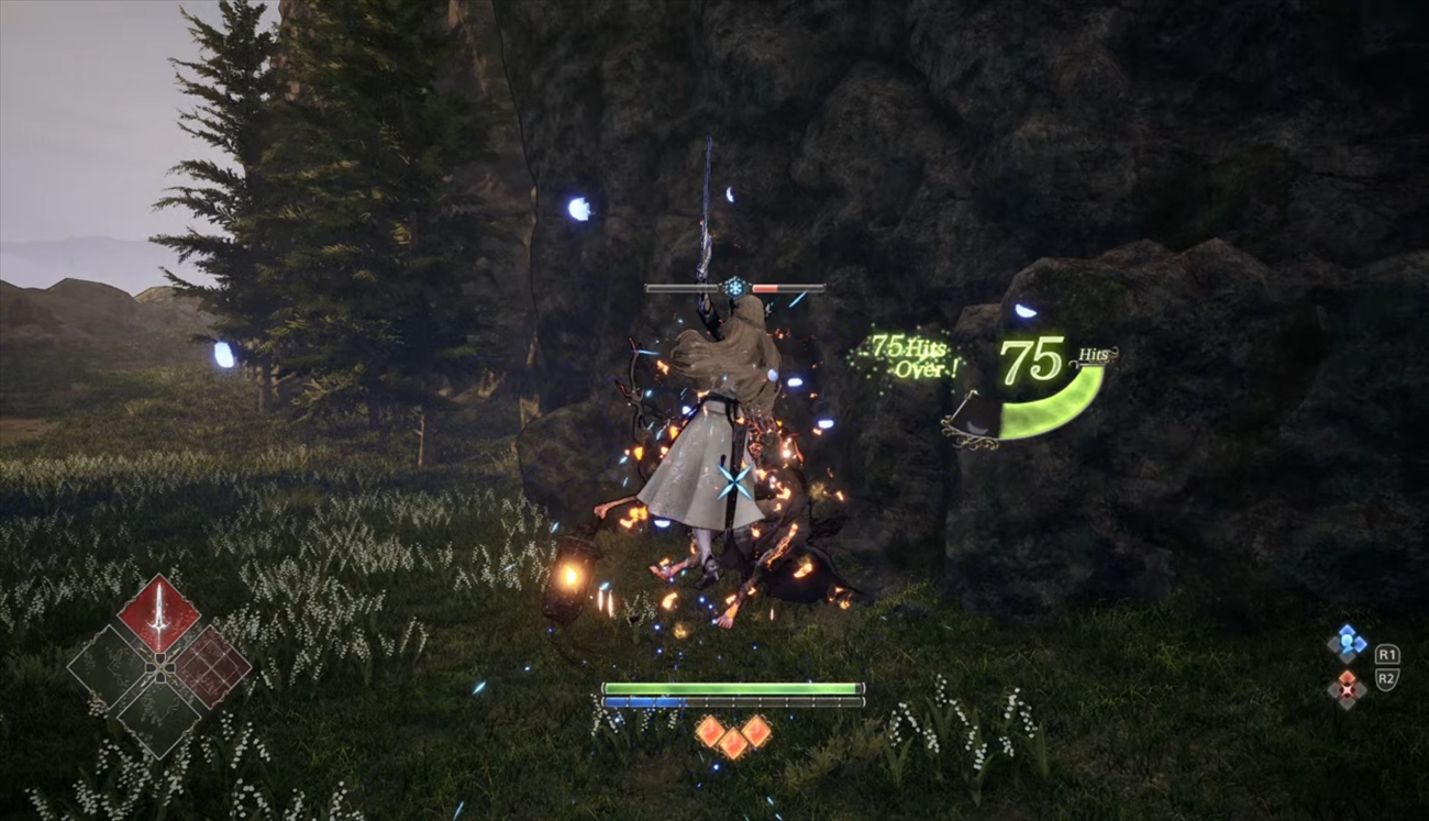 いかにエリアルコンボを叩き込むかが本作の攻略のカギとなりそうだ