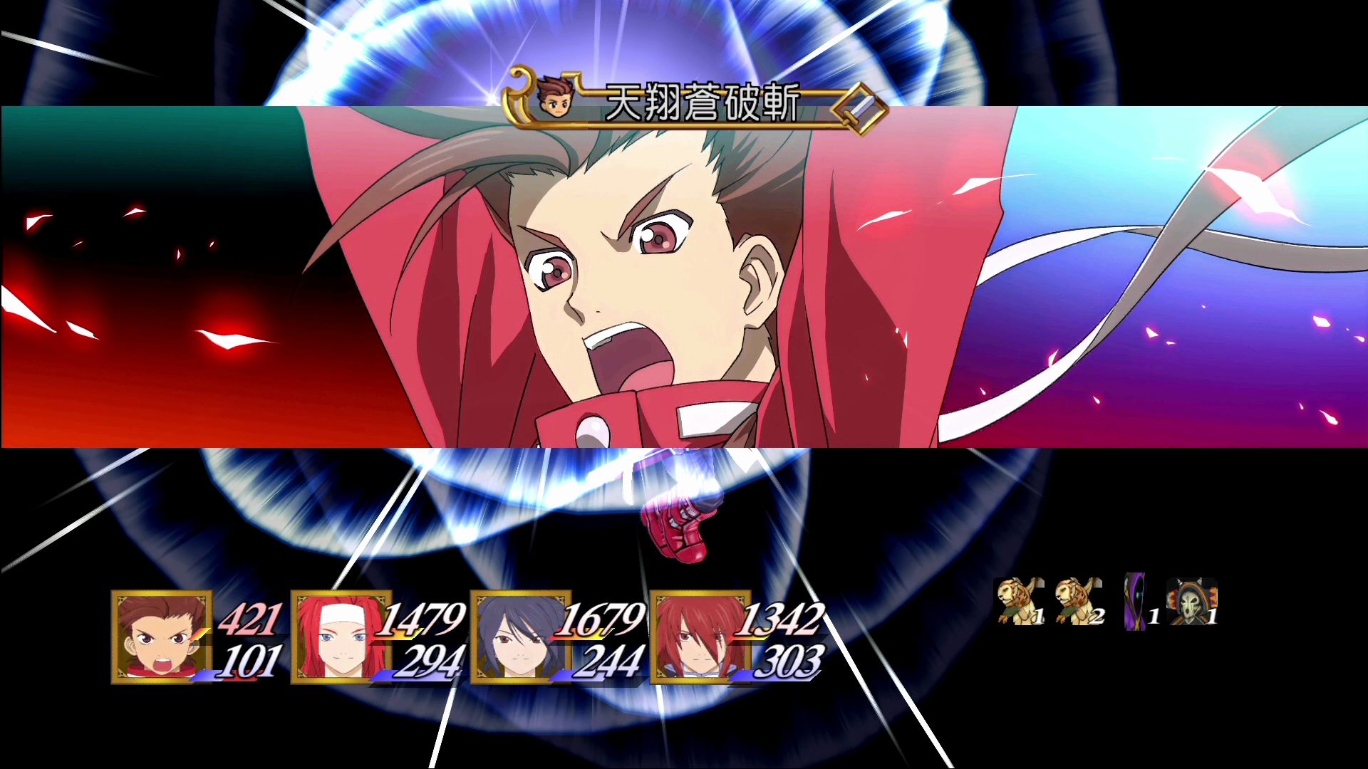 ド派手な演出によるキャラクターごとの「秘奥義」