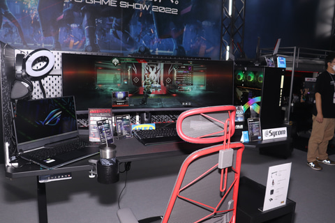 TGS2022】デカい・速い・綺麗の3拍子揃った有機ELゲーミングモニター