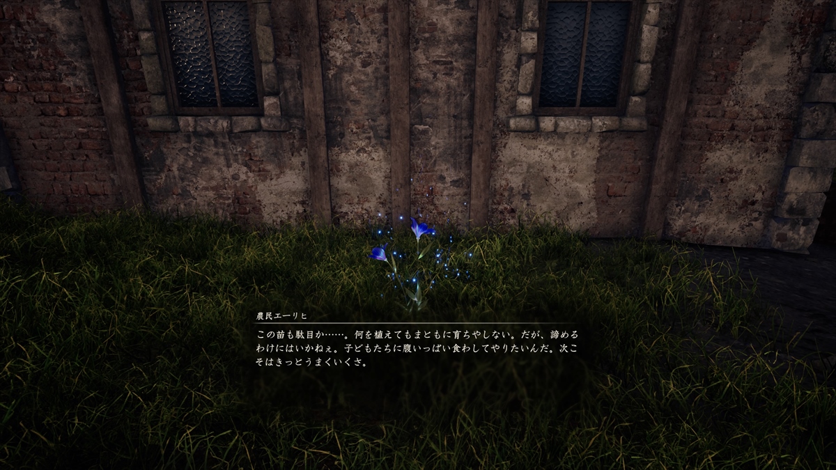 探索することでこの世界に生きていた人の記憶を読み取ることのできる「欠魂花」や、サブクエストを発見できる。サブクエストでは、本作の世界観やエインフェリアの人となりなどが深堀りされている他、ヴァルキリーを強化するための素材などを入手ができる