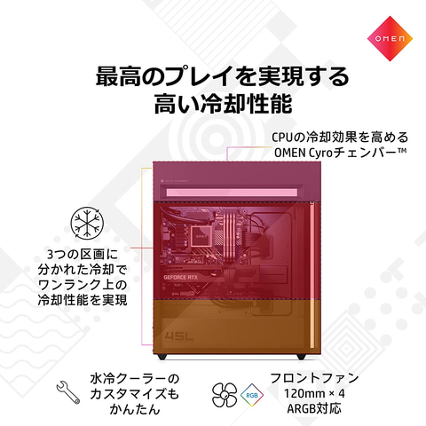 Amazonタイムセール祭り」開催中！ HPのゲーミングPC「OMEN by HP 45L