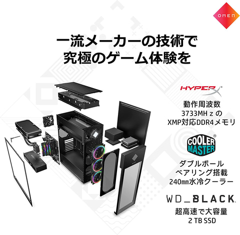 Amazonタイムセール祭り」開催中！ HPのゲーミングPC「OMEN by HP 45L