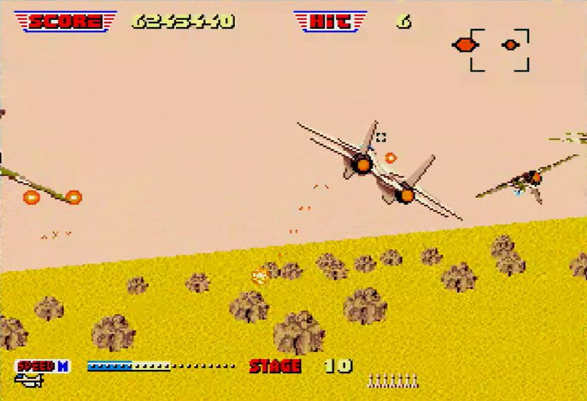 レーダーが背後から迫る敵機の姿を捉えたときも、