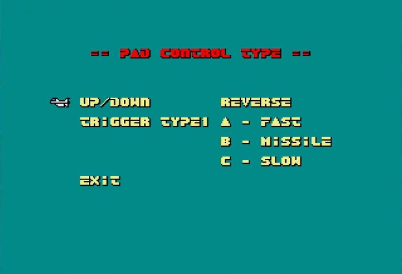 アーケード版と同じ操作で楽しみたい人は「REVERSE」に設定しよう