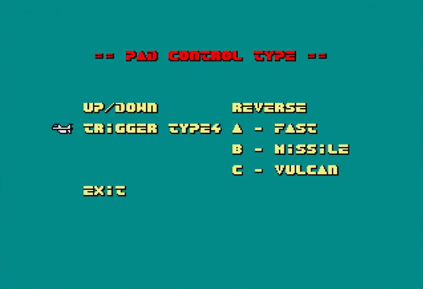 トリガーを「タイプ4」に設定すると、Cボタンがバルカンの発射ボタンになる