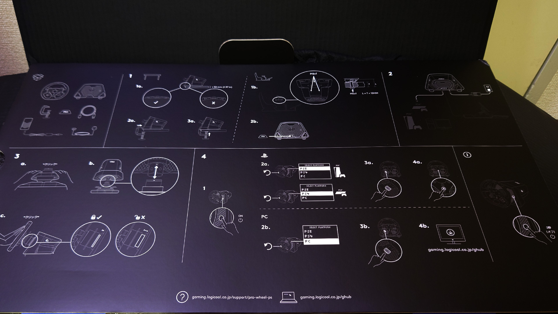 内カバーの裏には説明書きが！
