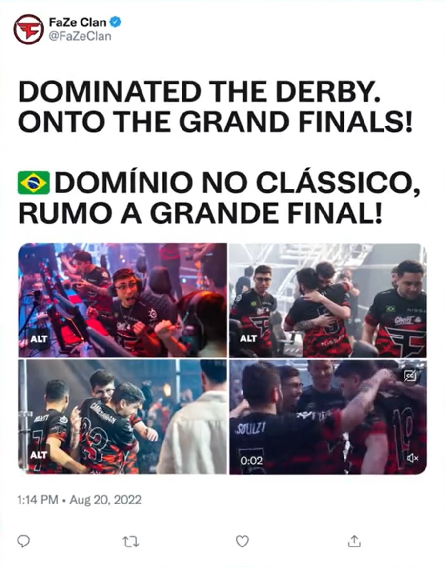 最大4つの投稿が可能