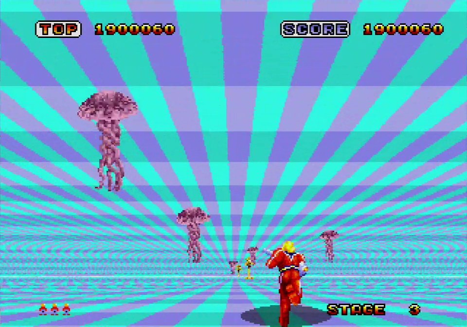 ハリアーが地面に下りると高速で走り出す。これも前作を踏襲した演出だ