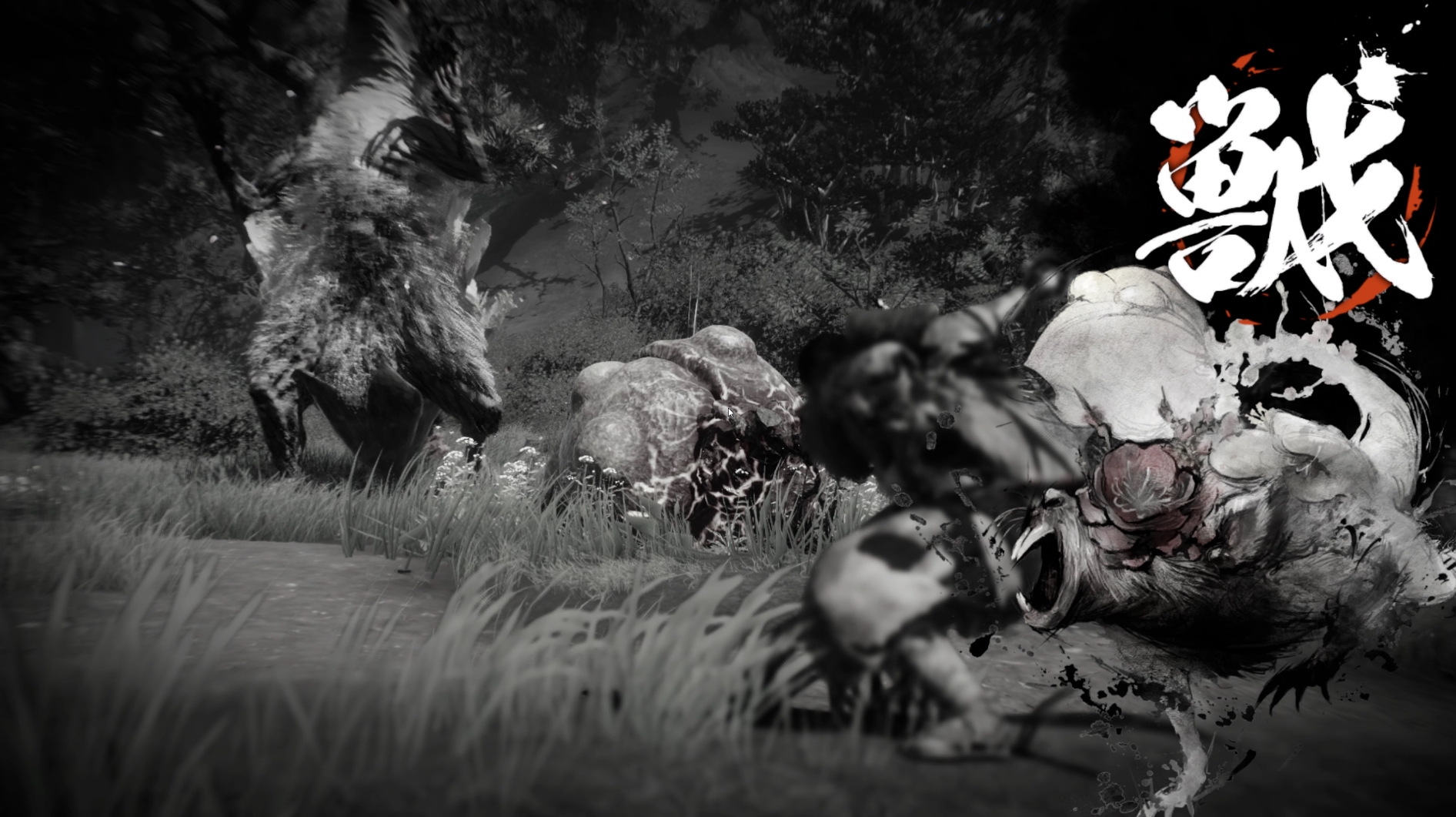 映像もモノクロに変化。映画を見ているような気分だ