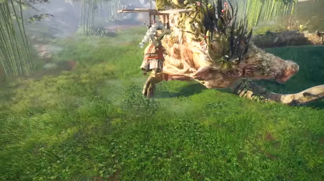 トレーラー映像では、竹とんぼのようなもので飛ぶ映像や……