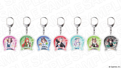 ウマ娘 よみうりランド アクリルキーホルダー ウマ娘 プリティーダービー」in よみうりランド販売グッズの事後