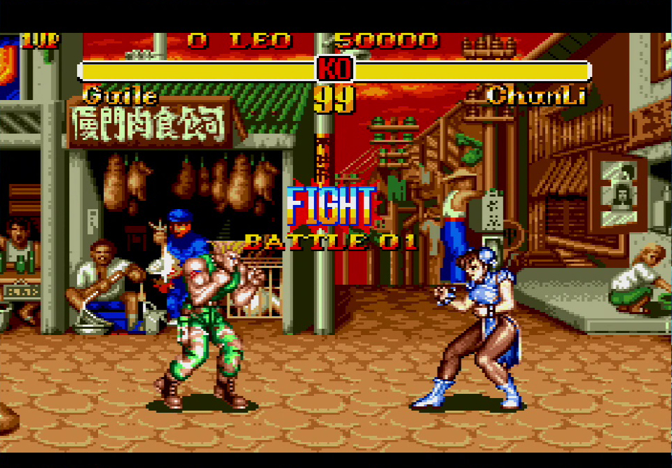 メガドライブ特有のガラガラ音声だが、しっかりラウンドコールも入っている