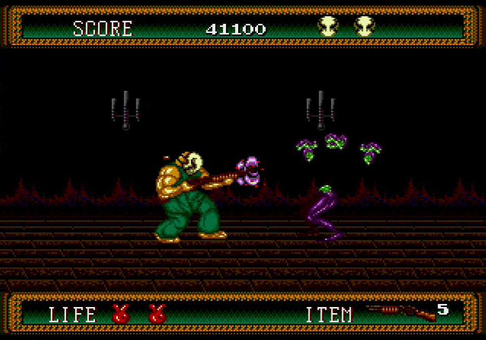 ショットガンで木っ端微塵に吹き飛ばす