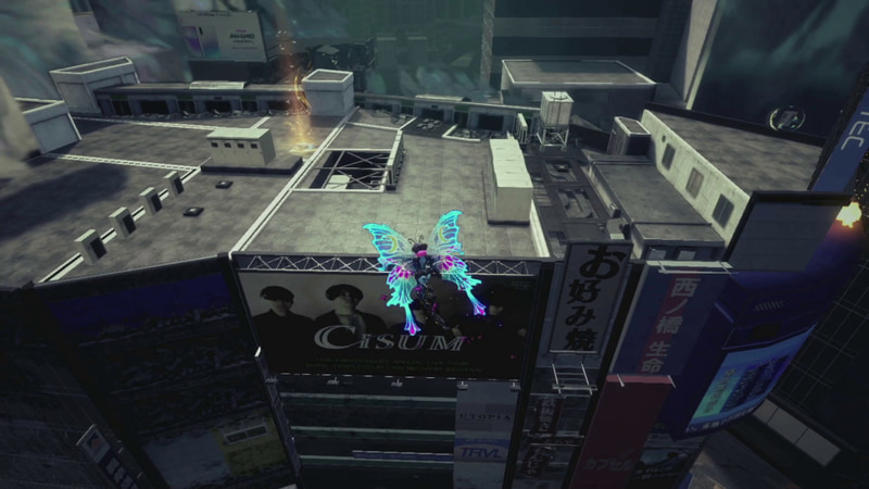 マダム・バタフライの力を借りると遠くまで飛んでいくこともできる