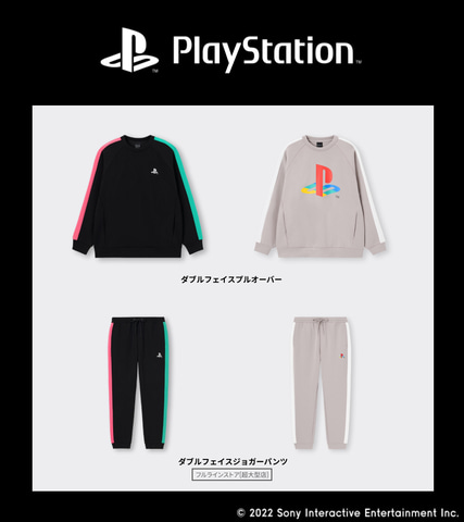 新品 GU 完売 プレステ コラボ トレーナー メンズS GU公式 | ヘビーウェイトスウェットプルオーバー PlayStation