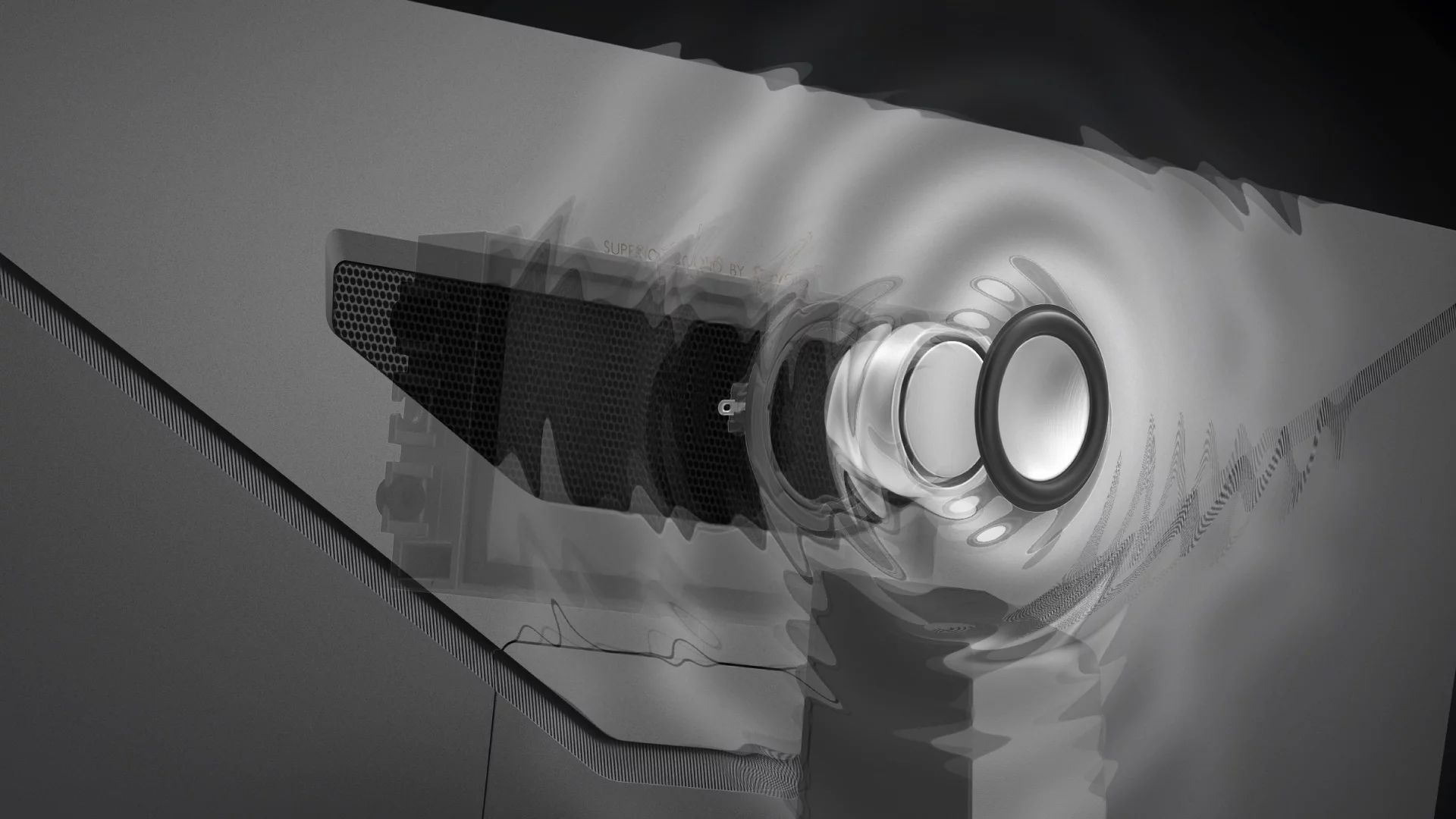 2.1chの高音質 treVolo スピーカーを搭載