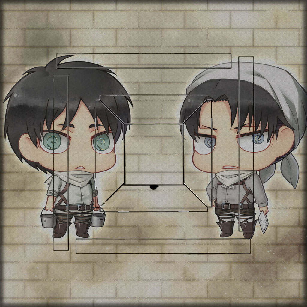 エレン＆リヴァイ（ちみ）