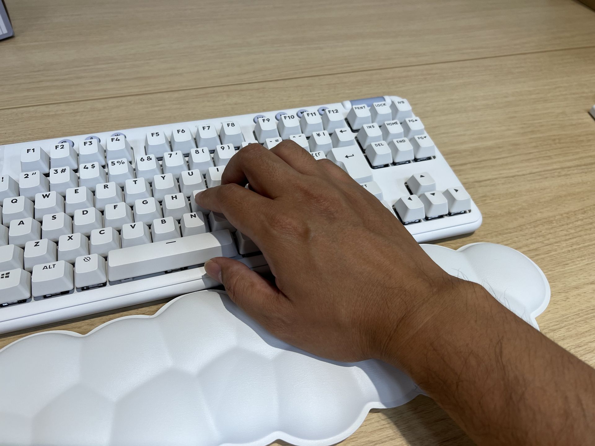 あまりに白すぎて筆者の地黒さが際立ってしまう