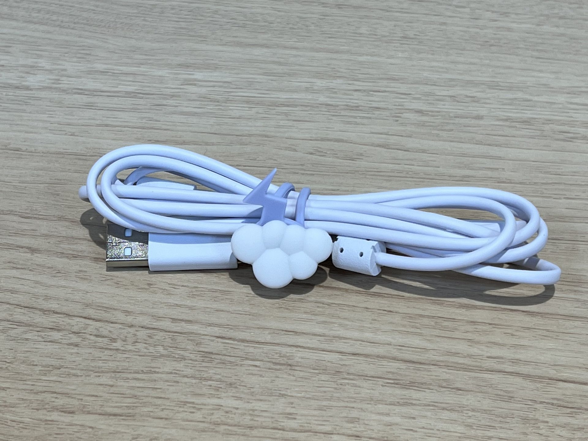 この中央の雲が本体、ケーブルは付属品