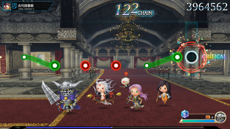 ゆったりとしたフィールド曲に合わせてパーティーで探索を進める「FMS（フィールドミュージックステージ）」