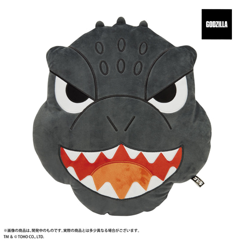 ゴジラとモスラ（幼虫）がデフォルメデザインで座布団に！ 本日予約