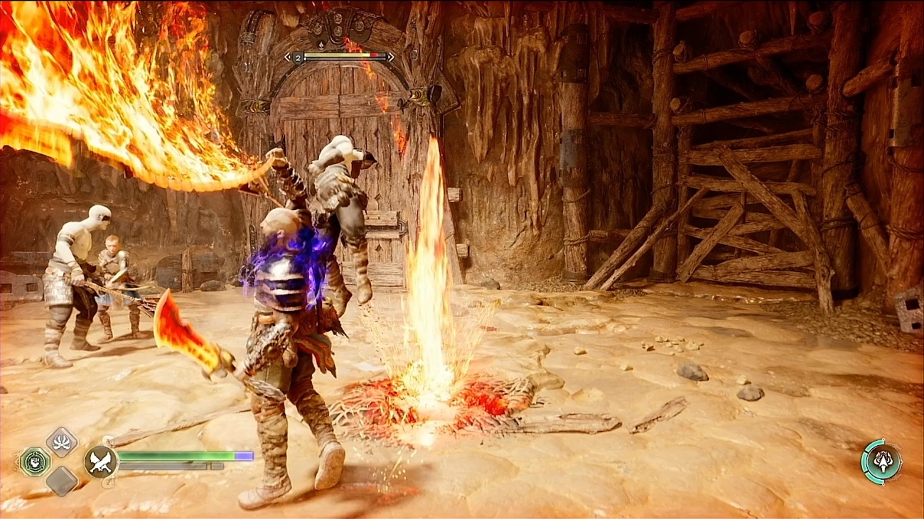 ブレイズ・オブ・カオスのノーマルルーアンアタック「フレイム・オブ・ペイン」は素早く切り上げることで噴火を起こす