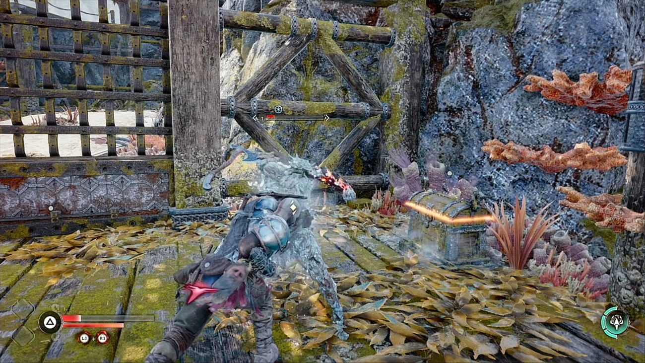 冷気で凍らせた敵は一方的に攻撃できる