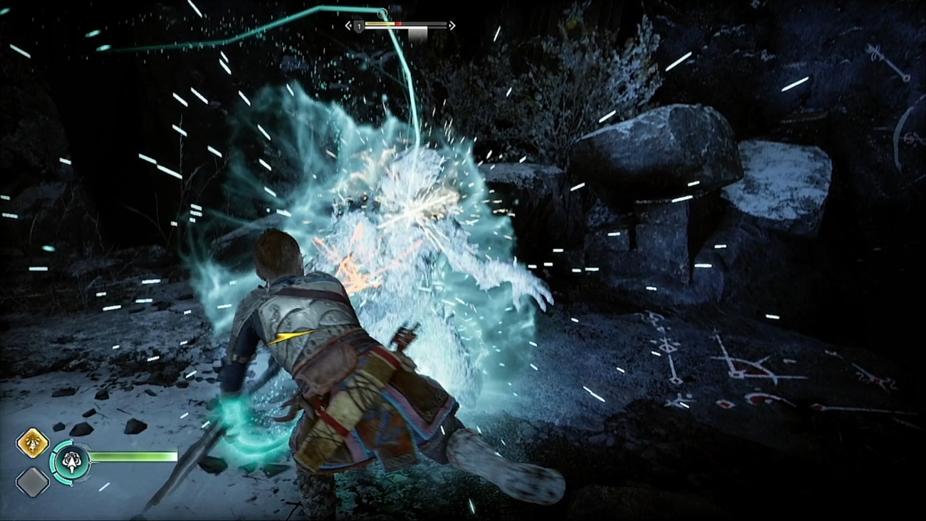 アトレウスは魔法の弓を活用して様々なアクションを繰り出すことが可能だ