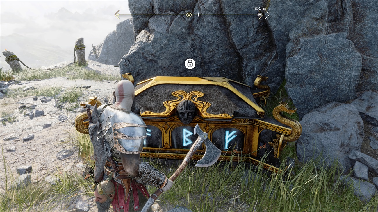 道中にある宝箱の中には、特殊なギミックを解く必要があるものも