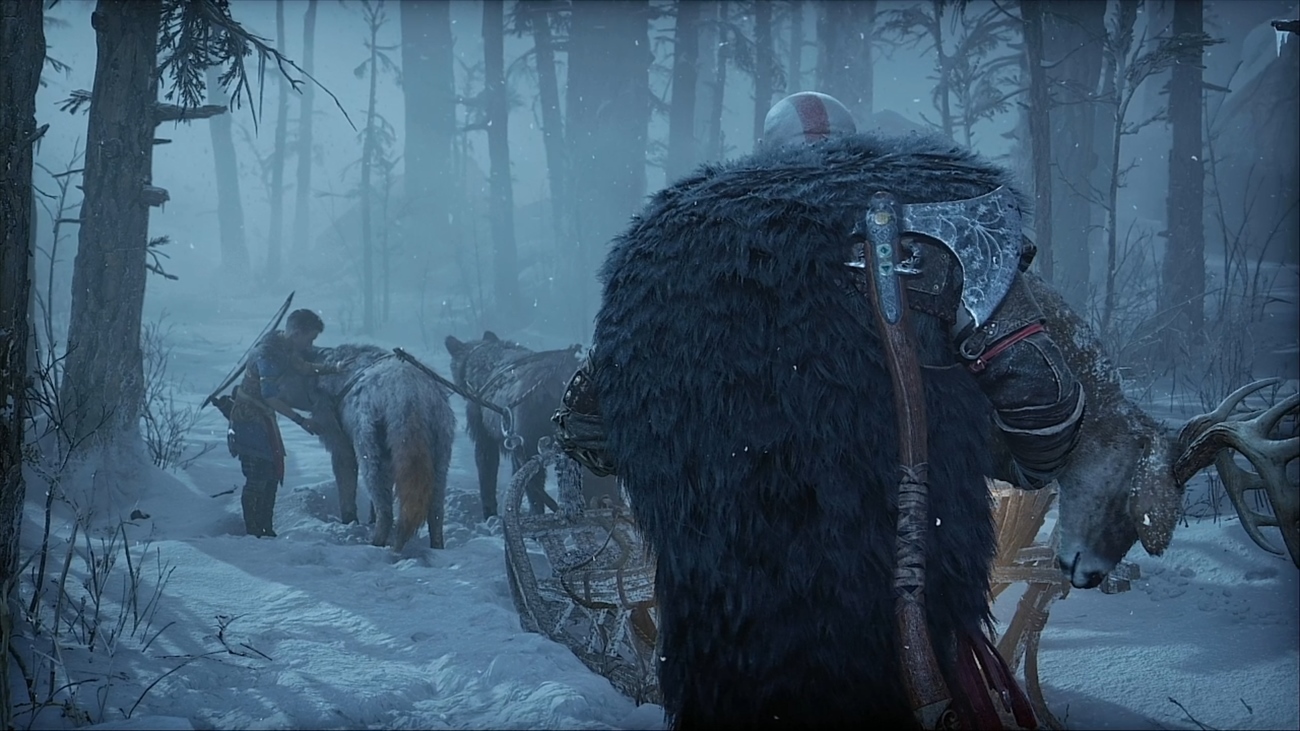 クレイトスが拠点を構えている「ミズガルズ」は極寒の世界だ