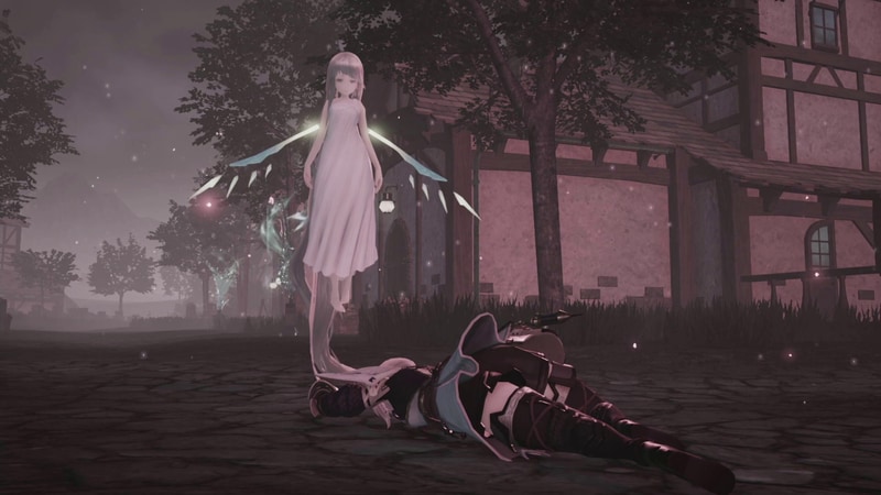 行き倒れていた主人公を謎の少女が導く