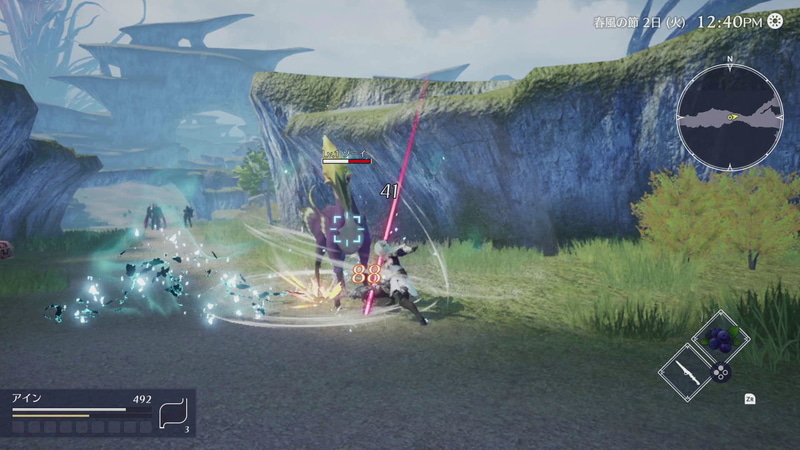 ファイターの通常攻撃