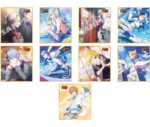 プロセカ ミニ色紙コレクション 19B 28A 2枚セット 小豆沢こはね