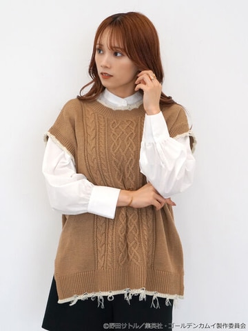 ゴールデンカムイ earthコラボ　谷垣源次郎　2WAYベスト　未使用　Fサイズ earth Japan Label on X: 
