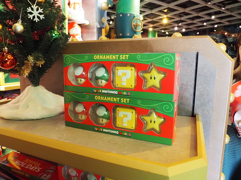 USJ限定   クリスマスオーナメント  スーパーマリオ おうちで楽しむ冬のUSJマリオグッズ、ダサかわセーターは必見