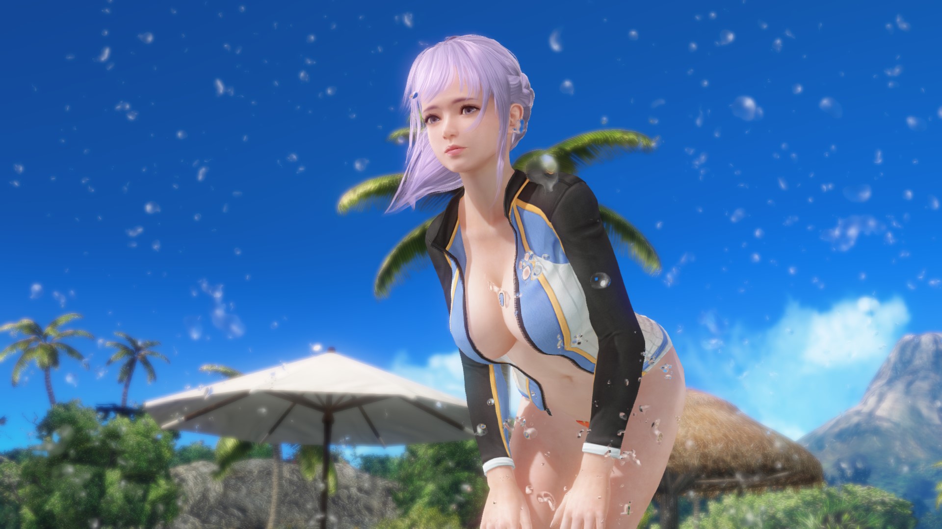 バカンス感の出る1枚が撮影できる「水滴フィルター」