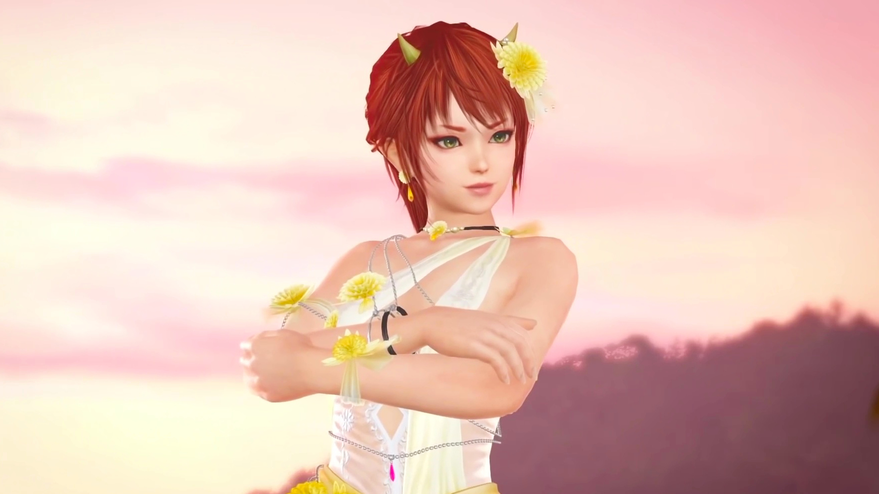 花がいっぱいで華やかなブーケコーデ