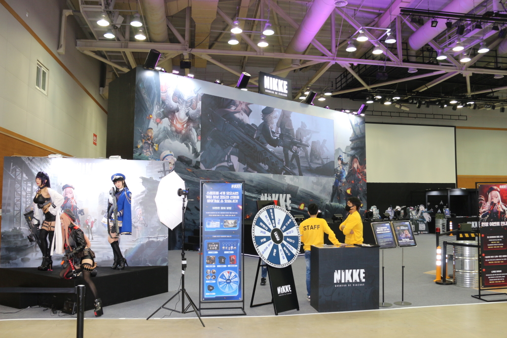 「G-STAR 2022」の「NIKKE」ブース