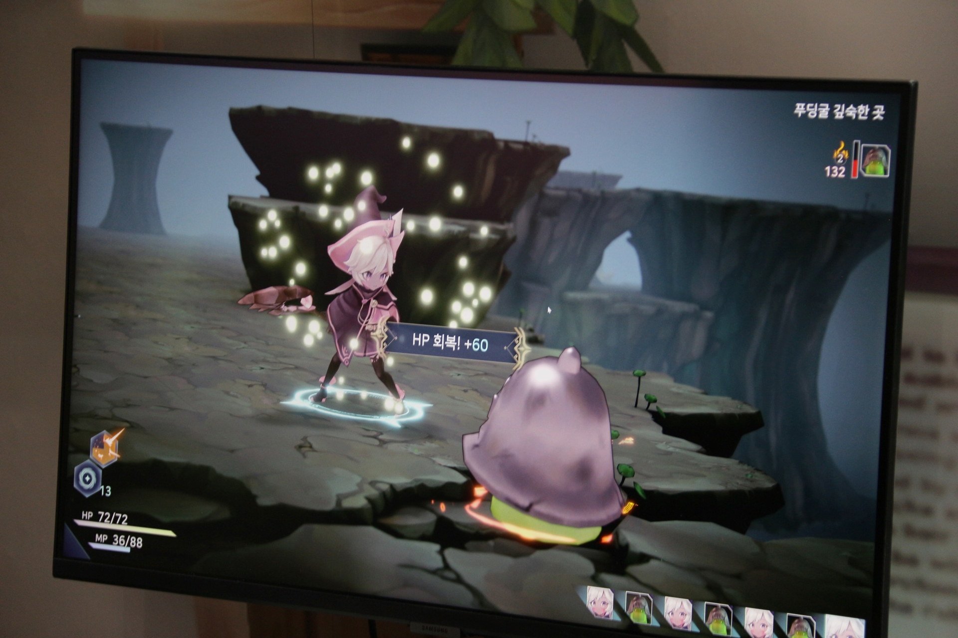 パイベリーを操作しているだけで癒やしの効果を感じられる